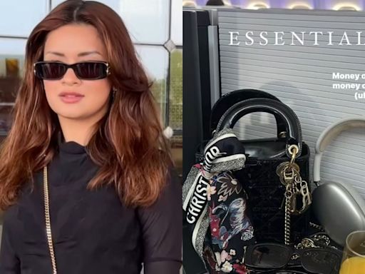 Avneet Kaur Carries Dior Bag Worth More Than ₹4 LAKH As She Flies To London