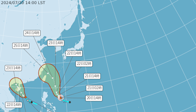 輕度颱風「凱米」生成！ 最接近台灣時間曝光