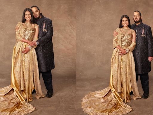 Newlyweds Anant Ambani, Radhika Merchant look exquisite in new pictures from the reception