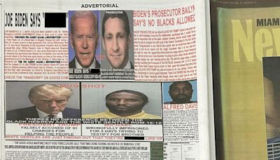 Miami newspaper runs anti-Biden ad with the N-word