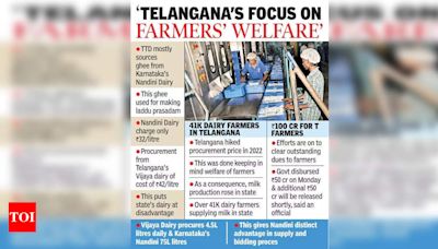 Tirumala Ghee Supply Issues: Telangana & Andhra Pradesh Struggle to Meet TTD Demand | Hyderabad News - Times of India