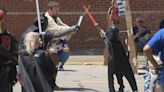 New Albany art gallery throws block party to celebrate Star Wars, Indiana Jones exhibit