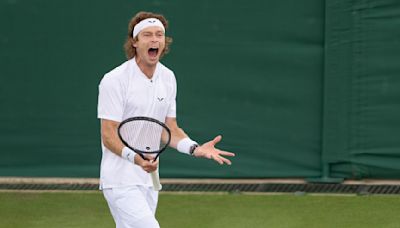 WATCH: Tennis Star Beats Himself With Racket After Wimbledon Loss