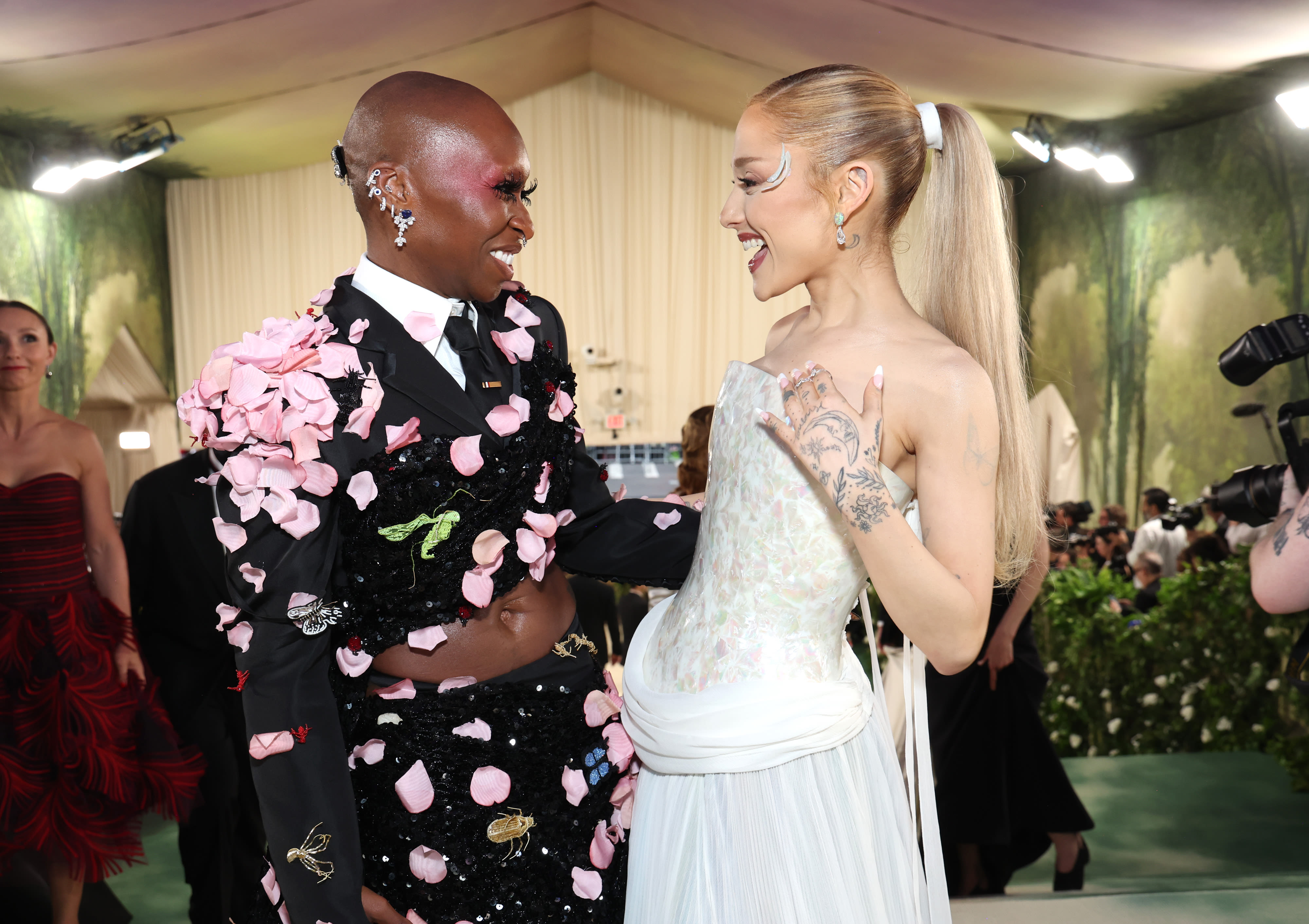 Ariana Grande and Cynthia Erivo’s Met Gala 2024 Looks Feature Nods to ‘Wicked’