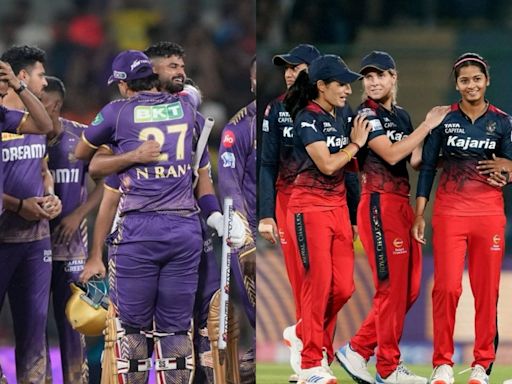 RCB win WPL 2024, KKR clinch IPL 2024: Incredible similarities between two finals