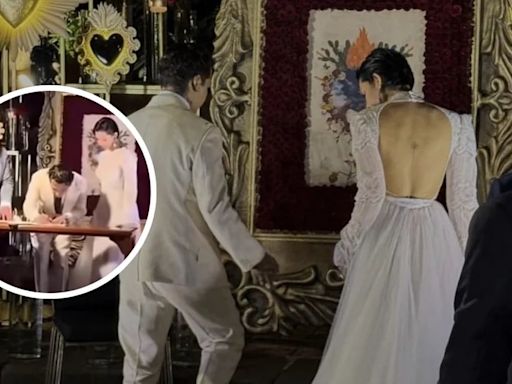 Amigas de Ángela Aguilar revelan fotos inéditas de su boda con Nodal