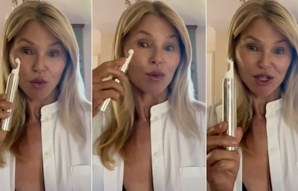 Christie Brinkley, 70, uses this anti-aging eye treatment 'morning and night' — and it's 30% off for July 4th