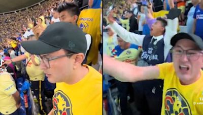 Liga MX | El VIDEO viral de un vendedor de cervezas que celebra el gol que le dio al América el título