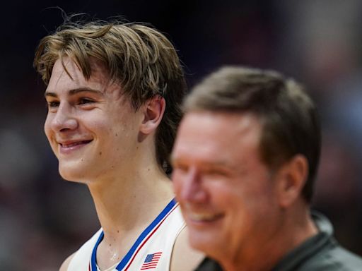 Kansas Jayhawks head coach Bill Self thinks Indiana Pacers will do a great job developing Johnny Furphy