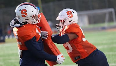 Overheard at Syracuse football spring practice: ‘Any terrible job you can think of? I did it.’