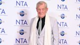 Sir Ian McKellen taken to hospital after falling off stage