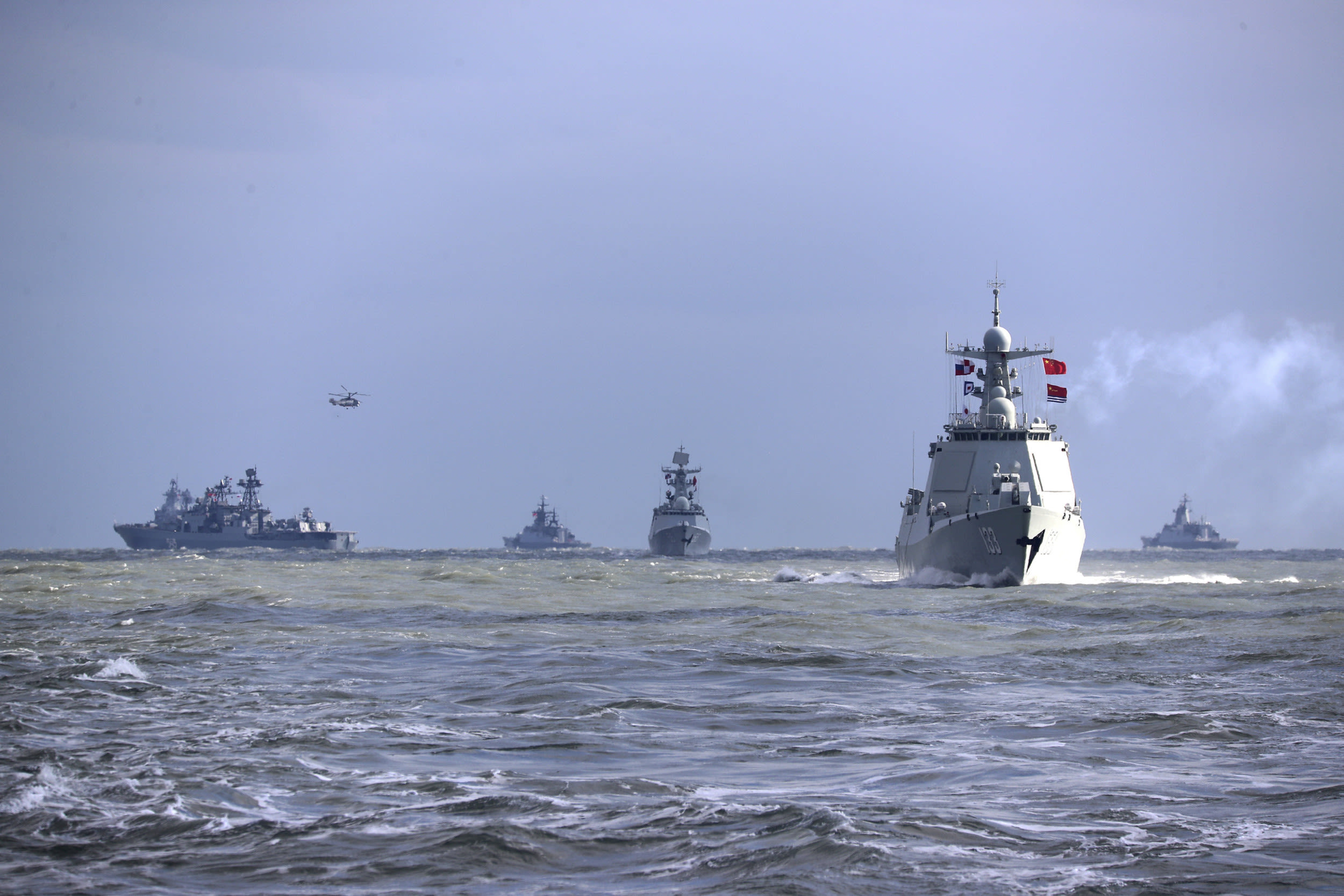 China-Russia joint naval drills target "security threats"