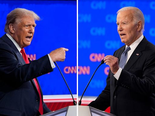 Watch: Donald Trump and Joe Biden squabble about who's the best golfer in 'car crash' exchange