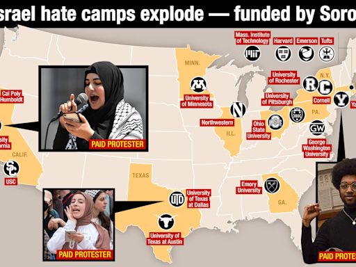 George Soros is paying student radicals who are fueling nationwide explosion of Israel-hating protests