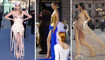 Global supermodels unite at the iconic runway of Place Vendome in the city of lights