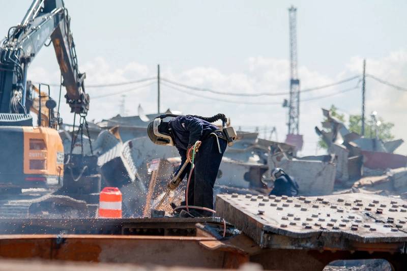 Stranded Coal Ship Depatrs Baltimore as Dali Salvage Work Continues