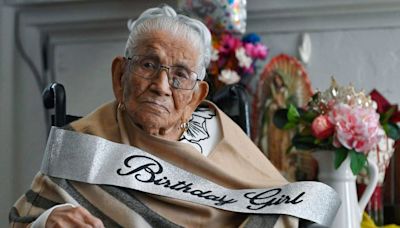 Esta tatarabuela de Fresno no es la más anciana del mundo, pero acaba de cumplir 107 años