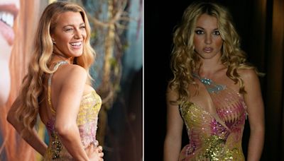 Blake Lively Borrows a Long-Lost Britney Spears Dress for the 'It Ends With Us' Premiere