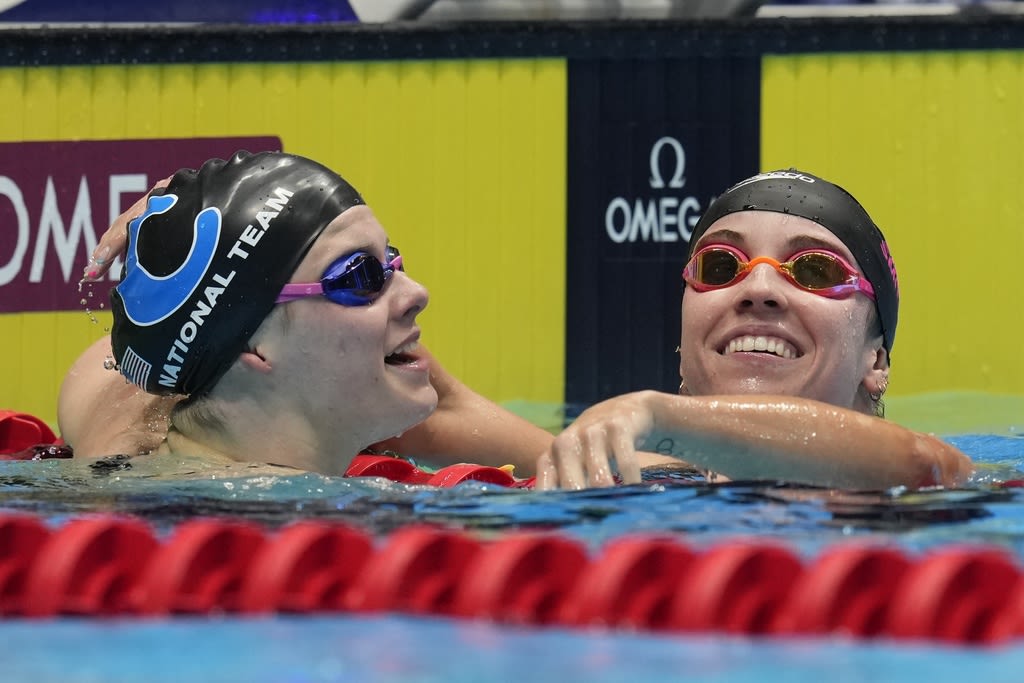 Athletes lock up additional Olympic spots during swim trials in Indy