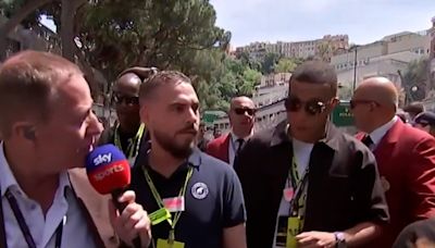 Martin Brundle tells off Kylian Mbappe’s bodyguard on Monaco grid: ‘I’m in charge around here!’