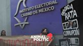 “Clausuran” Instituto Electoral de CDMX por prohibir hablar de Santiago Taboada y el “cártel inmobiliario”
