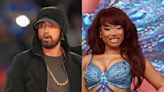 Guess Who's Wack? Eminem Blasted For Bleached Blonde Bad Built Bars Shading Megan Thee Stallion On 'Houdini'