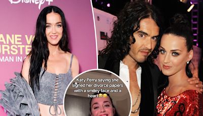 Katy Perry reveals shock way she signed divorce papers after Russell Brand ended marriage via text
