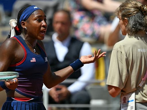 Coco Gauff Breaks Down Into Tears Over Line Call In Olympic Defeat