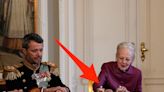 Take a look at the moment when Denmark's Queen Margrethe II signed her historic abdication, making her son King Frederik X