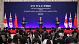 中日韓領導人出席共同記者會 聯合聲明強調「緊密合作」