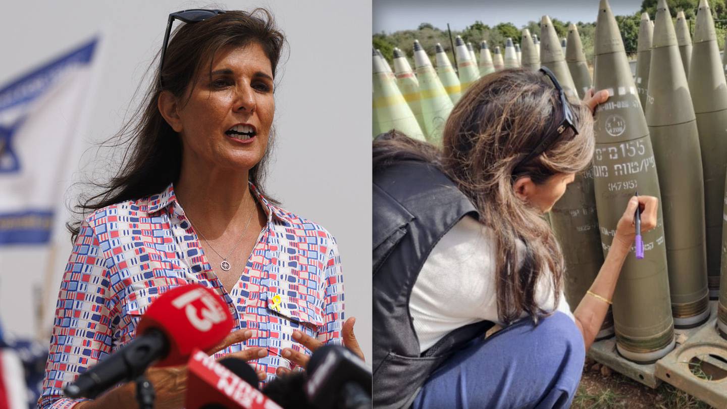 Nikki Haley writes 'finish them' on Israeli artillery shell: A look at her trip to Israel and her past comments on the war in Gaza