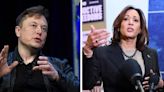 Elon Musk slams Kamala Harris' 'lie' on X: 'When will politicians or their interns learn ...'