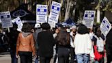 Thousands of University of California workers, graduate students strike for higher wages