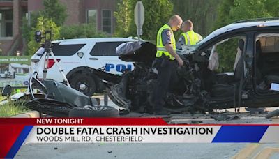 2 dead in collision on South Woods Mill Road in Chesterfield