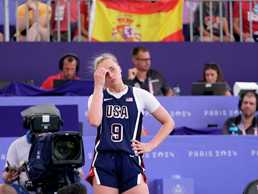 Team USA loses to Spain in women's 3x3 basketball at Paris Olympics, moves to bronze medal game