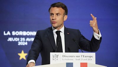 France’s nuclear weapons should be part of European defence debate, Macron says