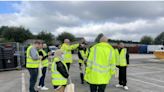 Saudi binmen visit Blackburn to learn about borough's recycling system