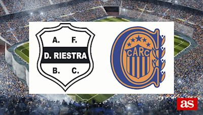 Deportivo Riestra vs Rosario Central: estadísticas previas y datos en directo | Liga Profesional Argentina 2024