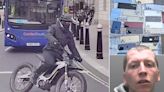 Moment e-bike mugger is caught by London police after stealing phones from 24 people in day-long crime spree
