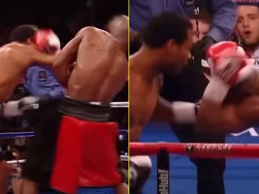 Floyd Mayweather taunted rival mid-fight after being stunned by 'hardest punch'