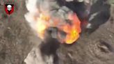 Moment Putin’s troops are blown up on unprotected MOTORBIKES on suicide mission