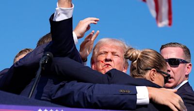 BREAKING NEWS- Former President Donald Trump shot at his Pennsylvania rally.