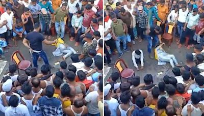 VIDEO: Woman & Man Openly Thrashed With Sticks By TMC Worker ‘JCB' As People Look On In WB's Chopra; BJP Asks CM...