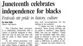 County, local, and school observances for Juneteenth 2024