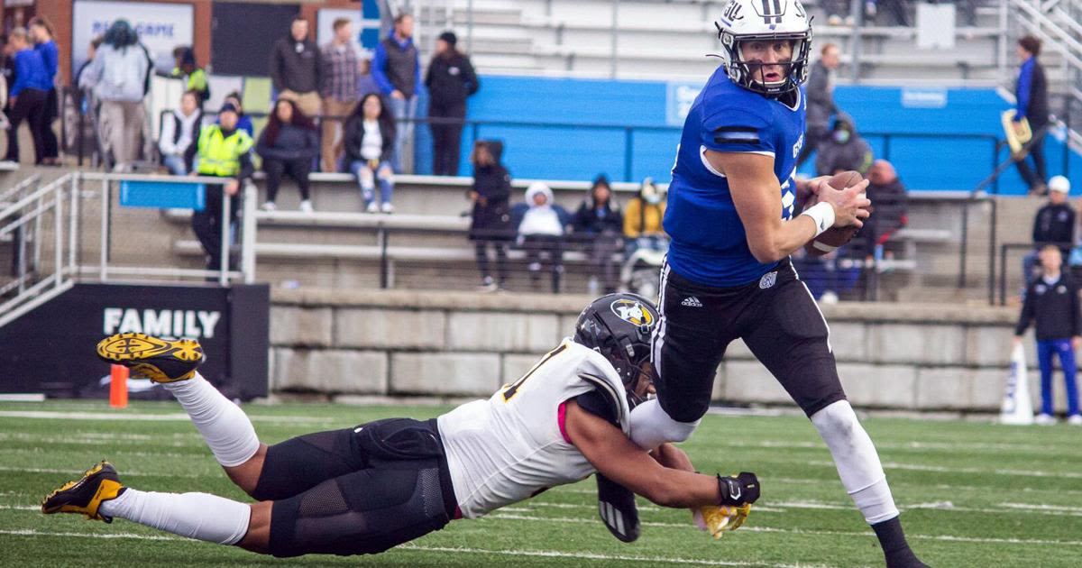 Glen Lake's Cade Peterson lands with Lions