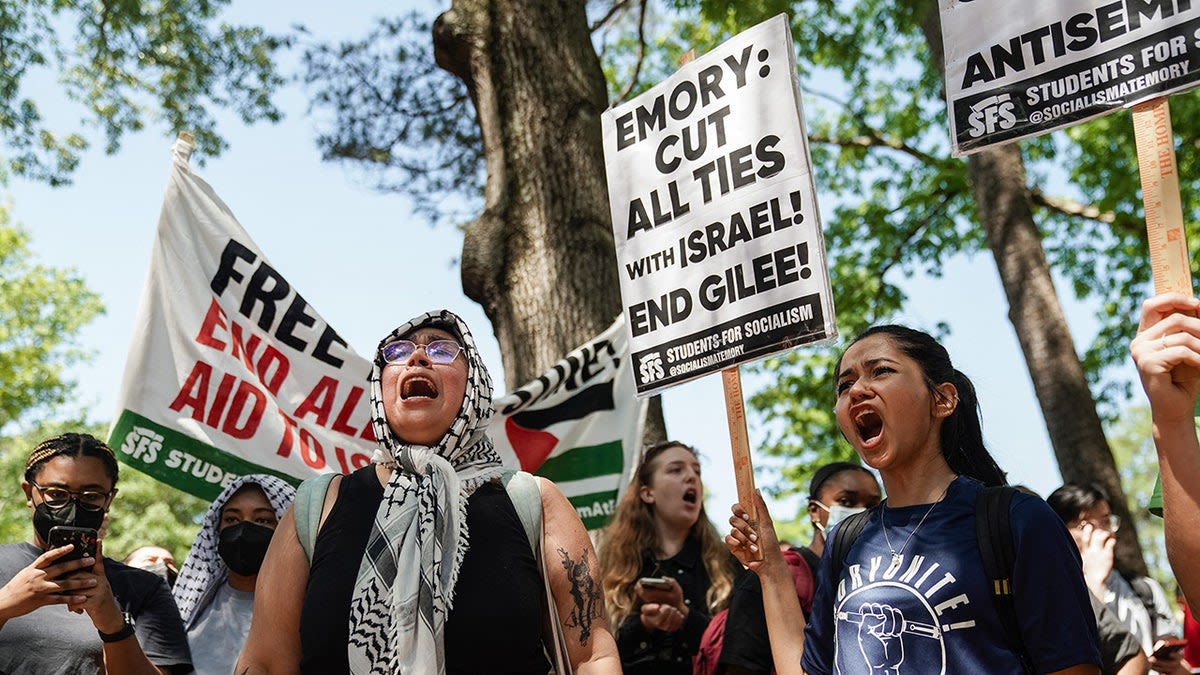 Emory University rips anti-Israel 'activists' disrupting campus; police use tear gas, zip-ties during arrests