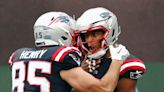 Patriots lead Jets 10-3 after a rainy half at MetLife Stadium