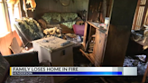 Powerline knocked down from storm leads to fire, Henderson family belongings destroyed