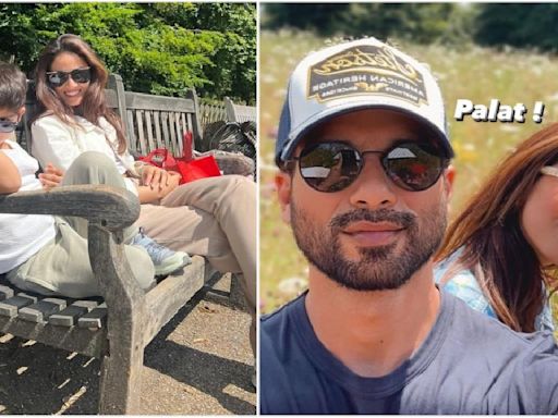 Shahid Kapoor enjoys family time during abroad vacay; Mira Rajput gives peek into ‘a very busy summer’
