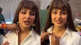 Hina Khan Resumes Work After Breast Cancer Diagnosis, Says 'Trying To Hide Stitches, Have Put A Wig On' (VIDEO)